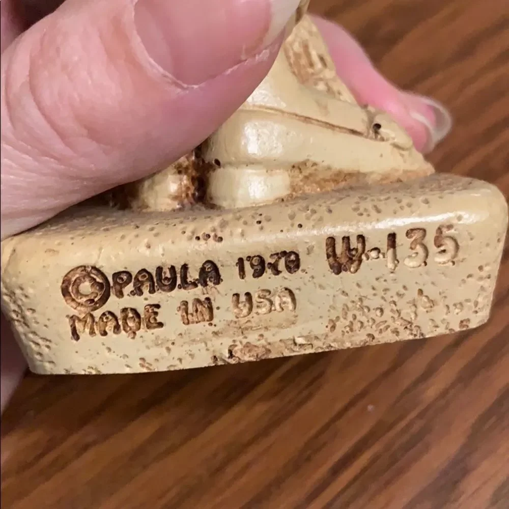 Vtg Paula 1970 “Worlds Greatest‎ Mom” small figure